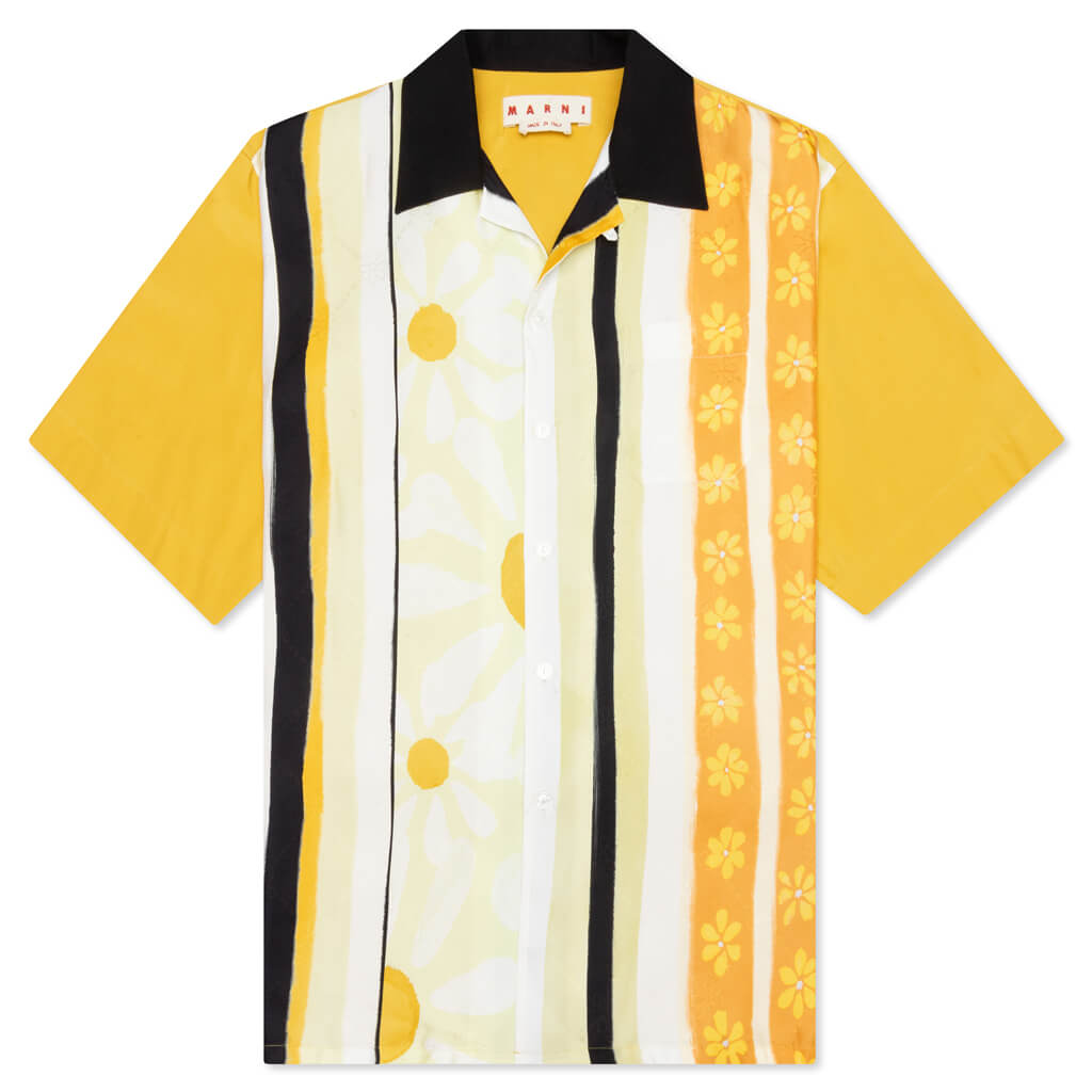 Viscose and Cotton Shirt - Gold