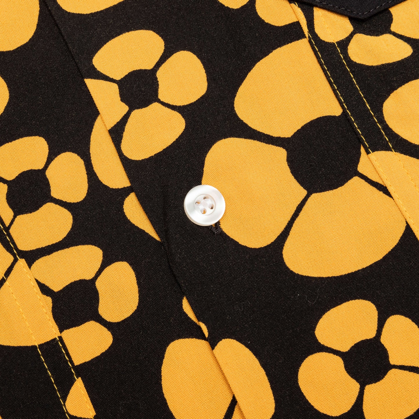Marni x Carhartt WIP S/S Floral Shirt - Golden/Yellow