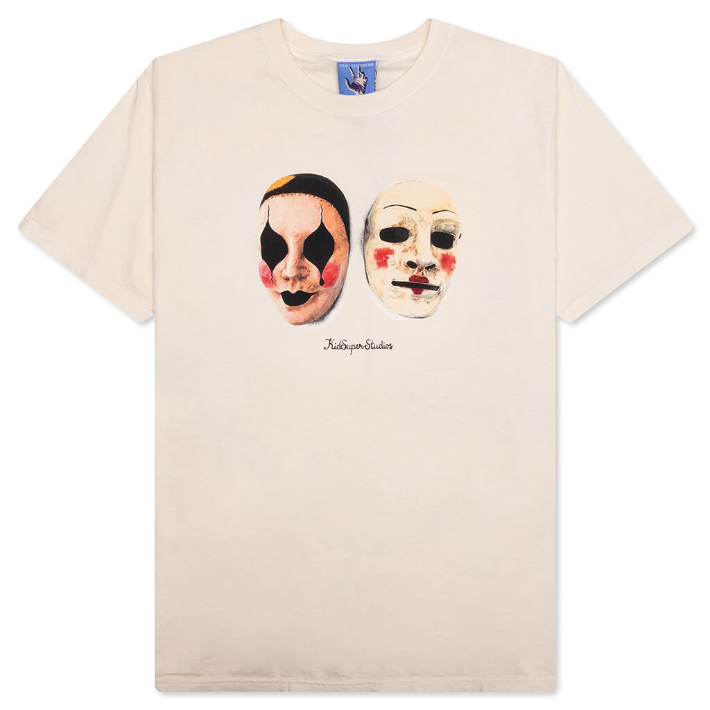 Masks Tee - Cream