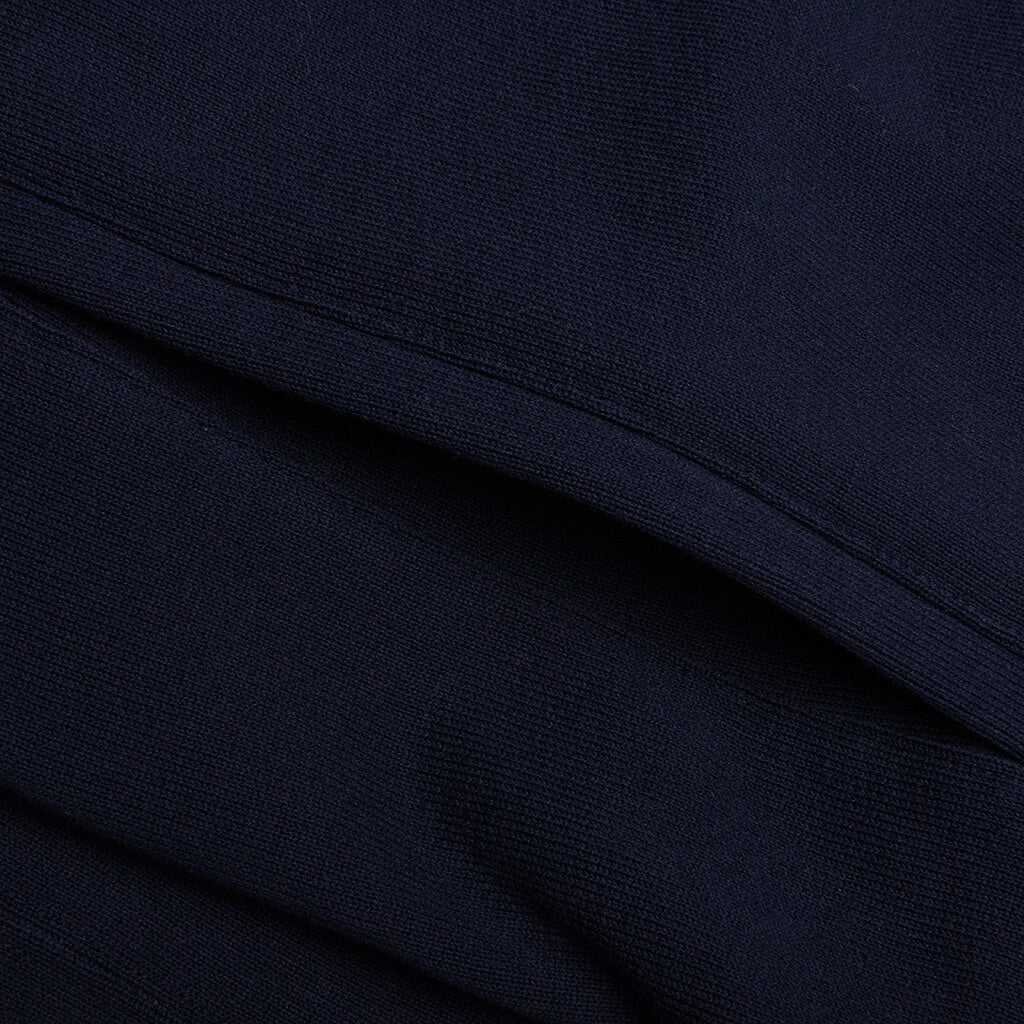 Logo and Skull Hoodie - Navy