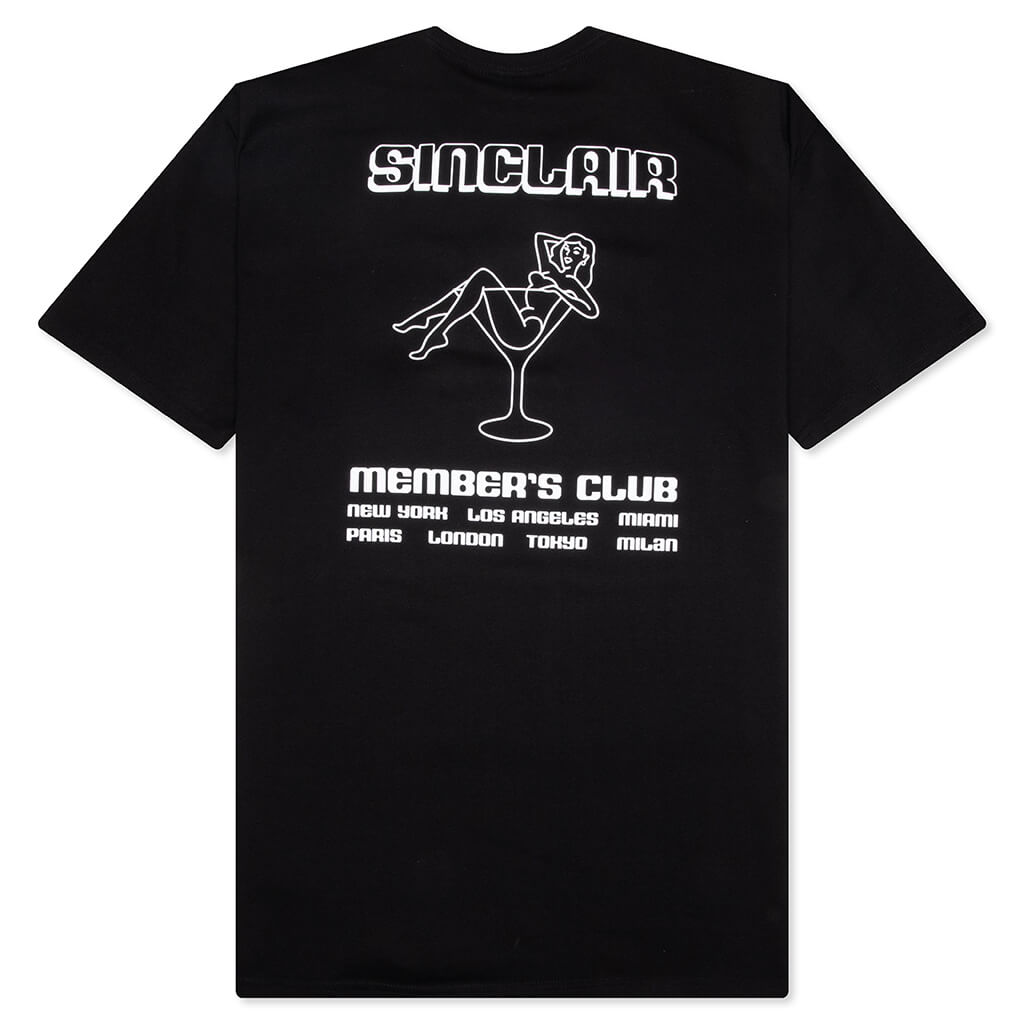 Members Club Tour Tee - Black