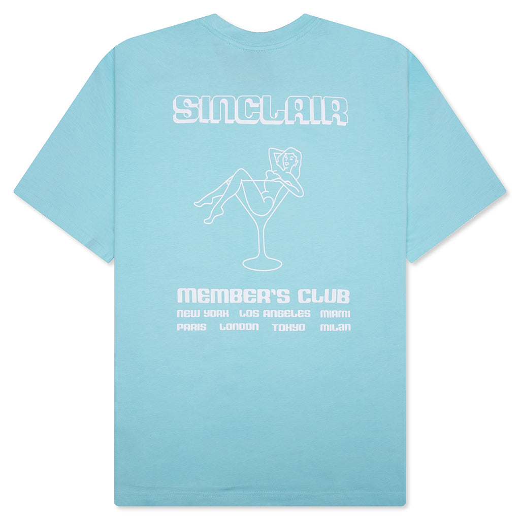 Members Club Tour Tee - Light Blue