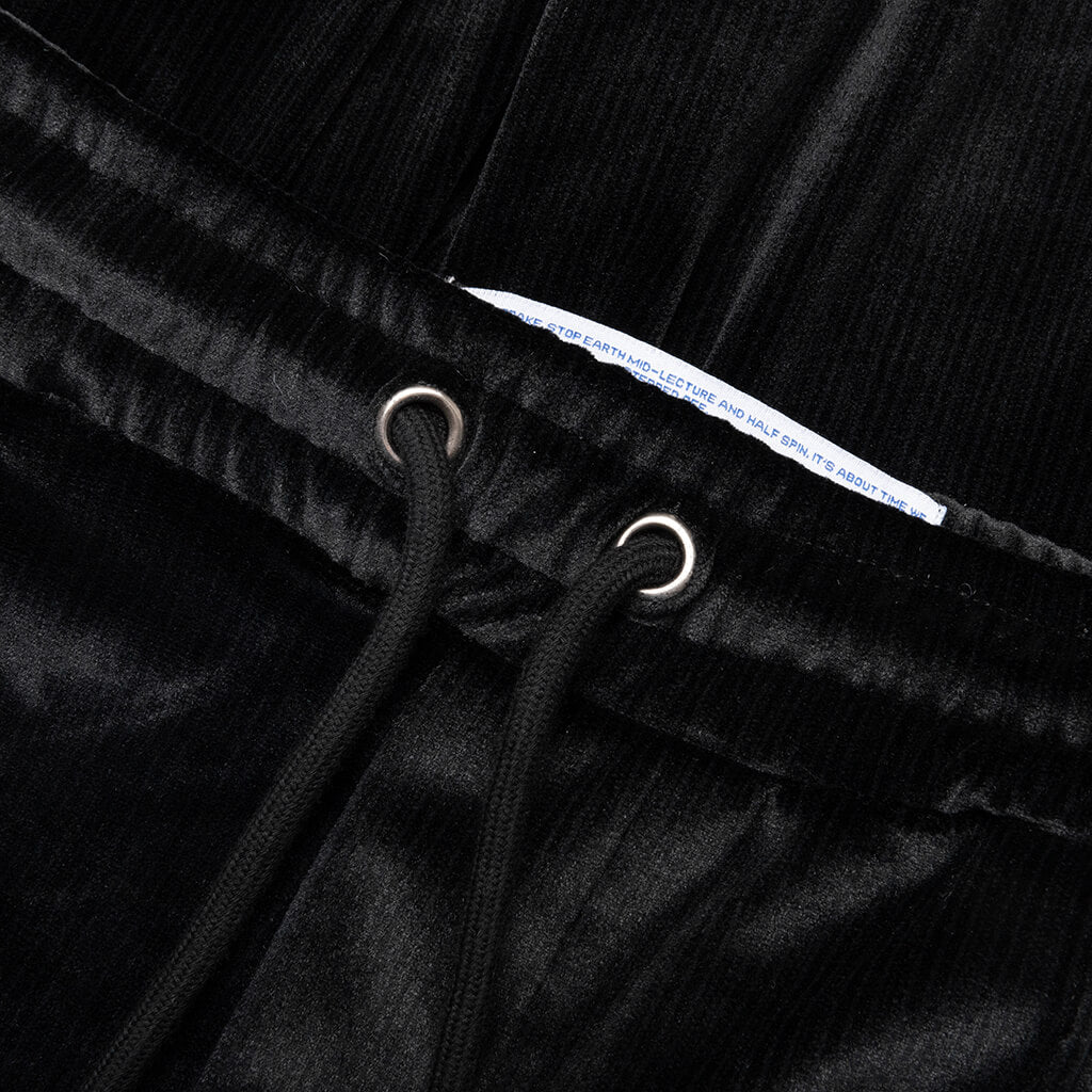Merci Velour Pants - Black