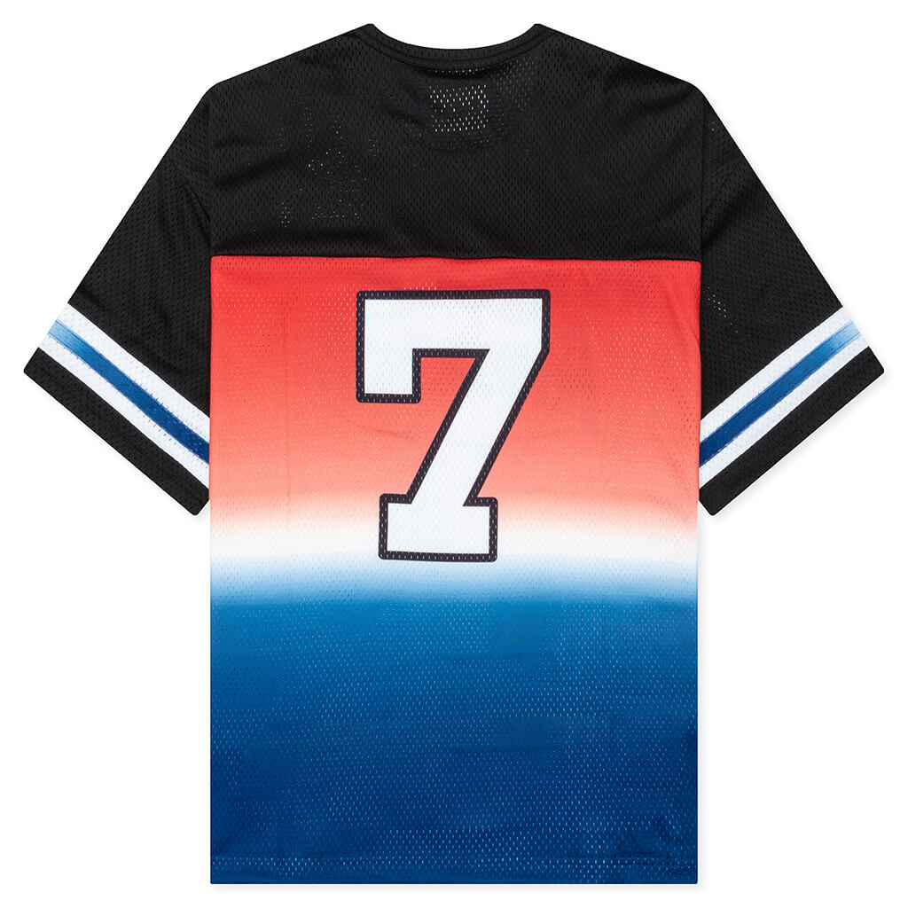 Mesh Football Jersey - Black Multi