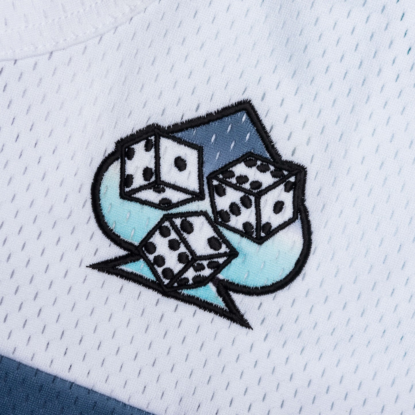 Mesh Football Jersey - White Multi