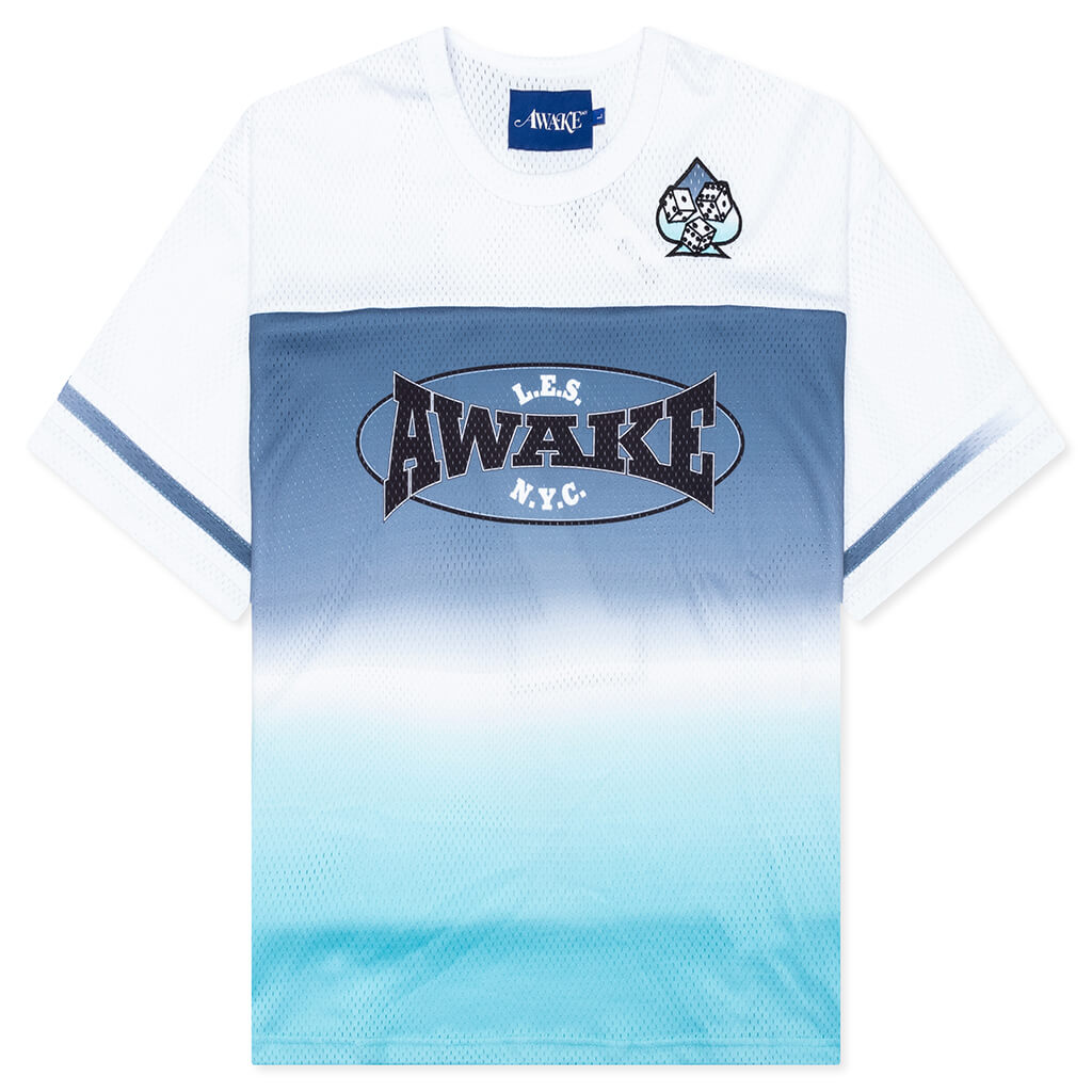 Mesh Football Jersey - White Multi