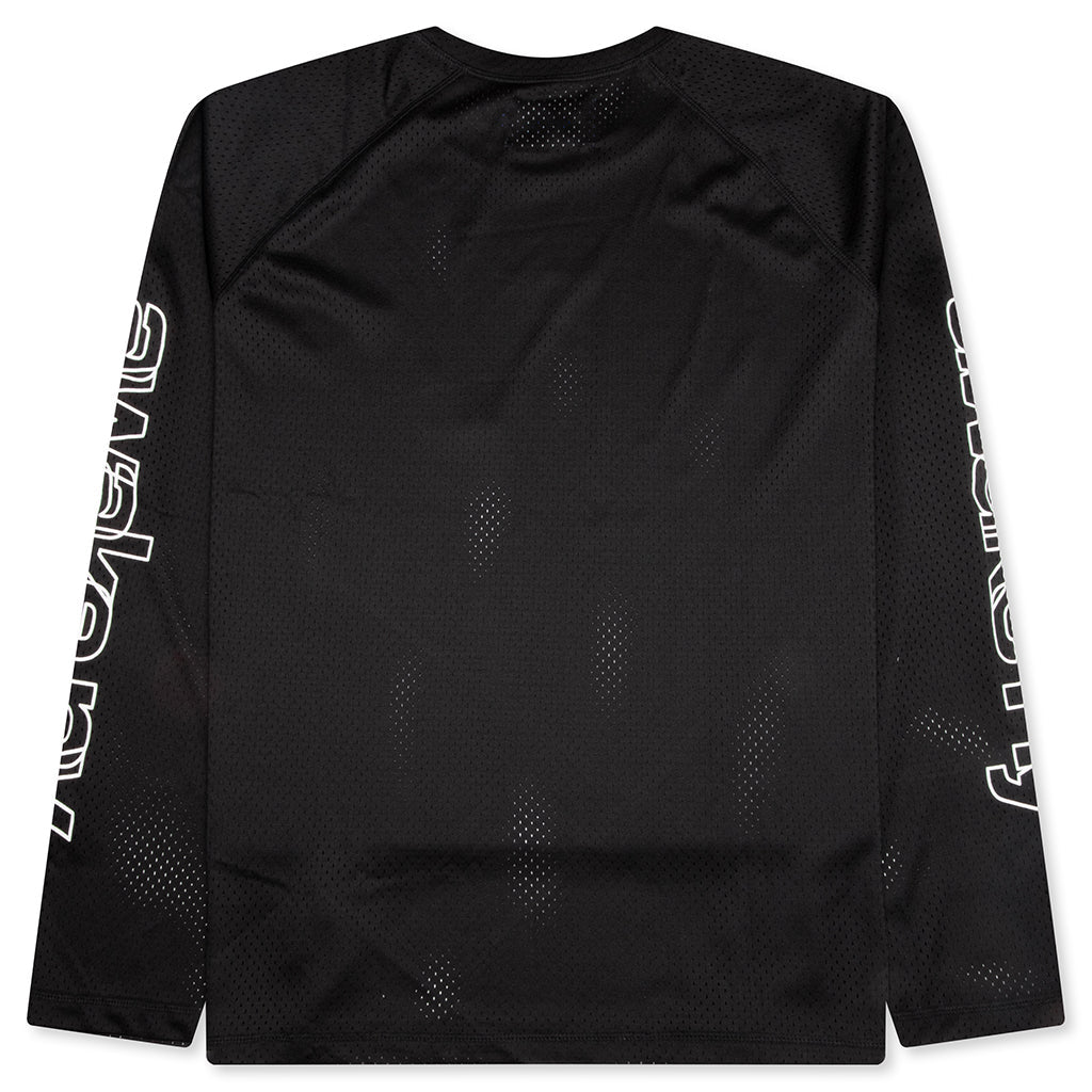 Mesh L/S Top - Black