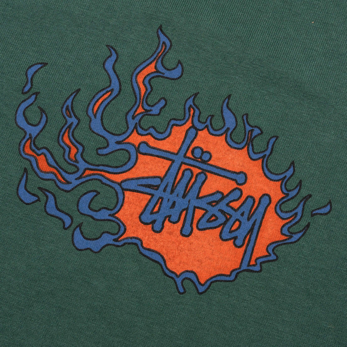 Mosaic Dragon Pigment Dyed Tee - Forest