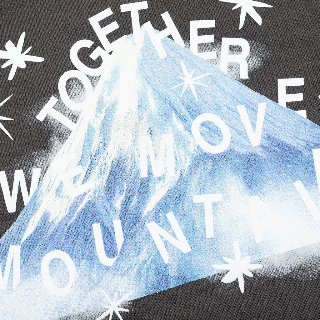 Move Mountains Hoodie - Washed Black