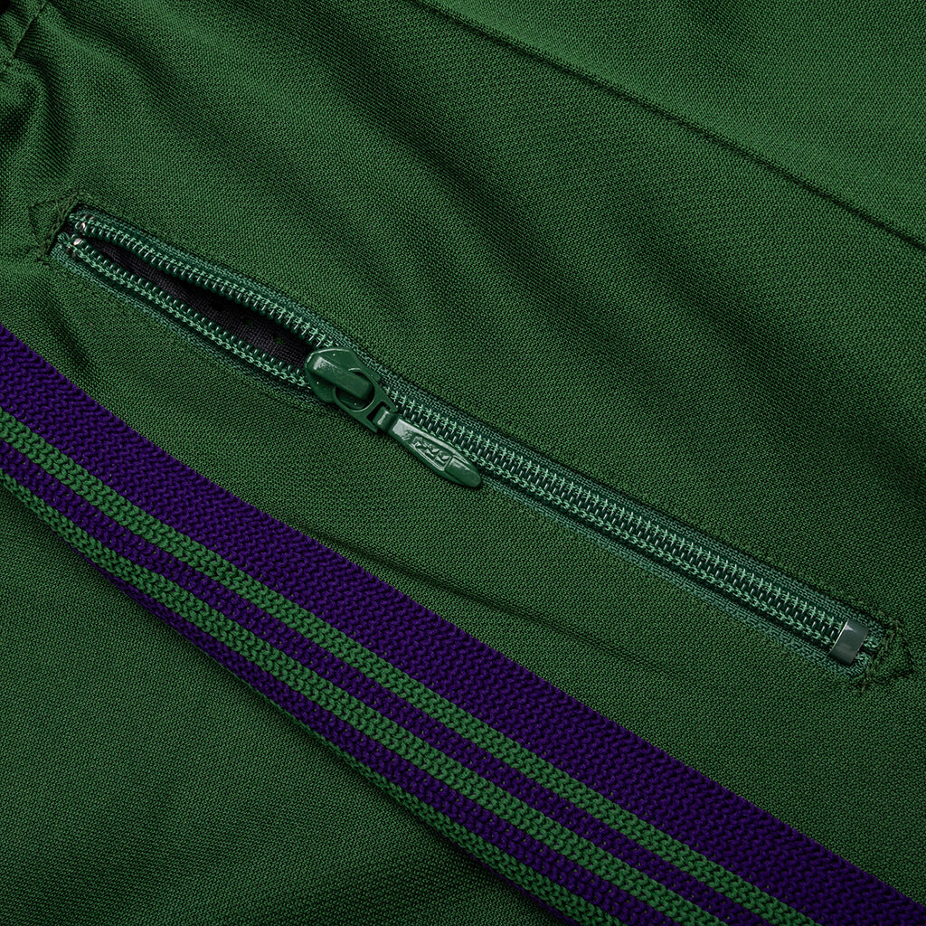Narrow Track Pant Poly Smooth - Ivy Green