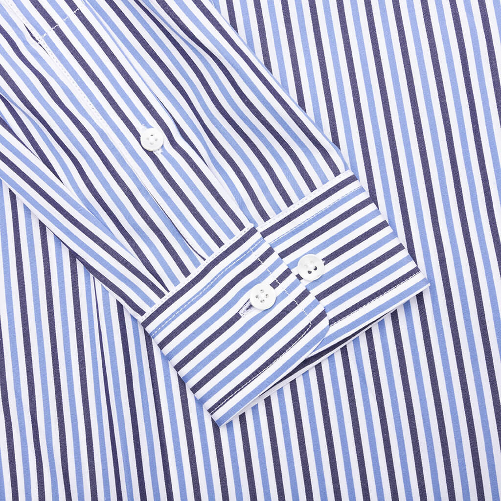 Neck Logo Neon Classic Shirt - Blue Fuchsia