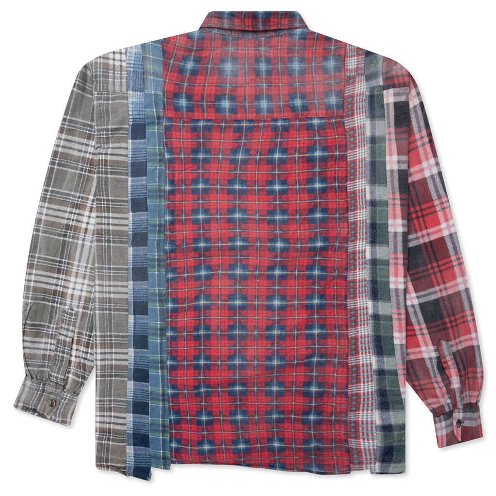Flannel Shirt 7 Cuts Reflection Shirt - Assorted