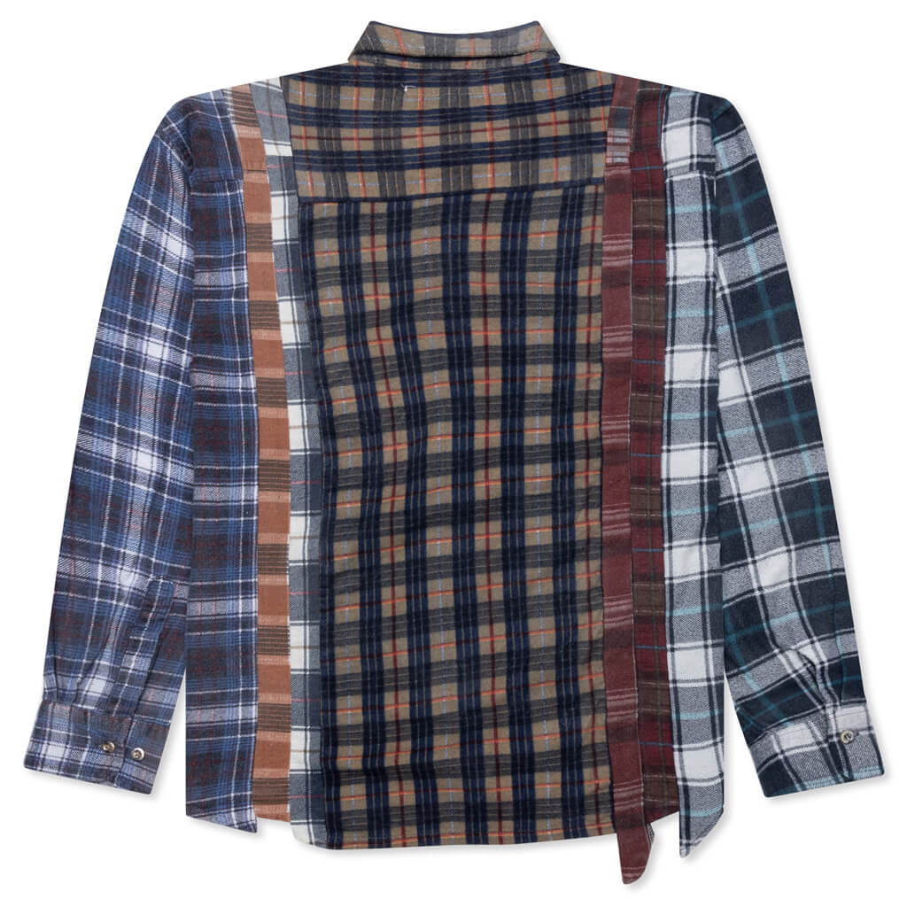 Flannel Shirt 7 Cuts Reflection Shirt - Assorted