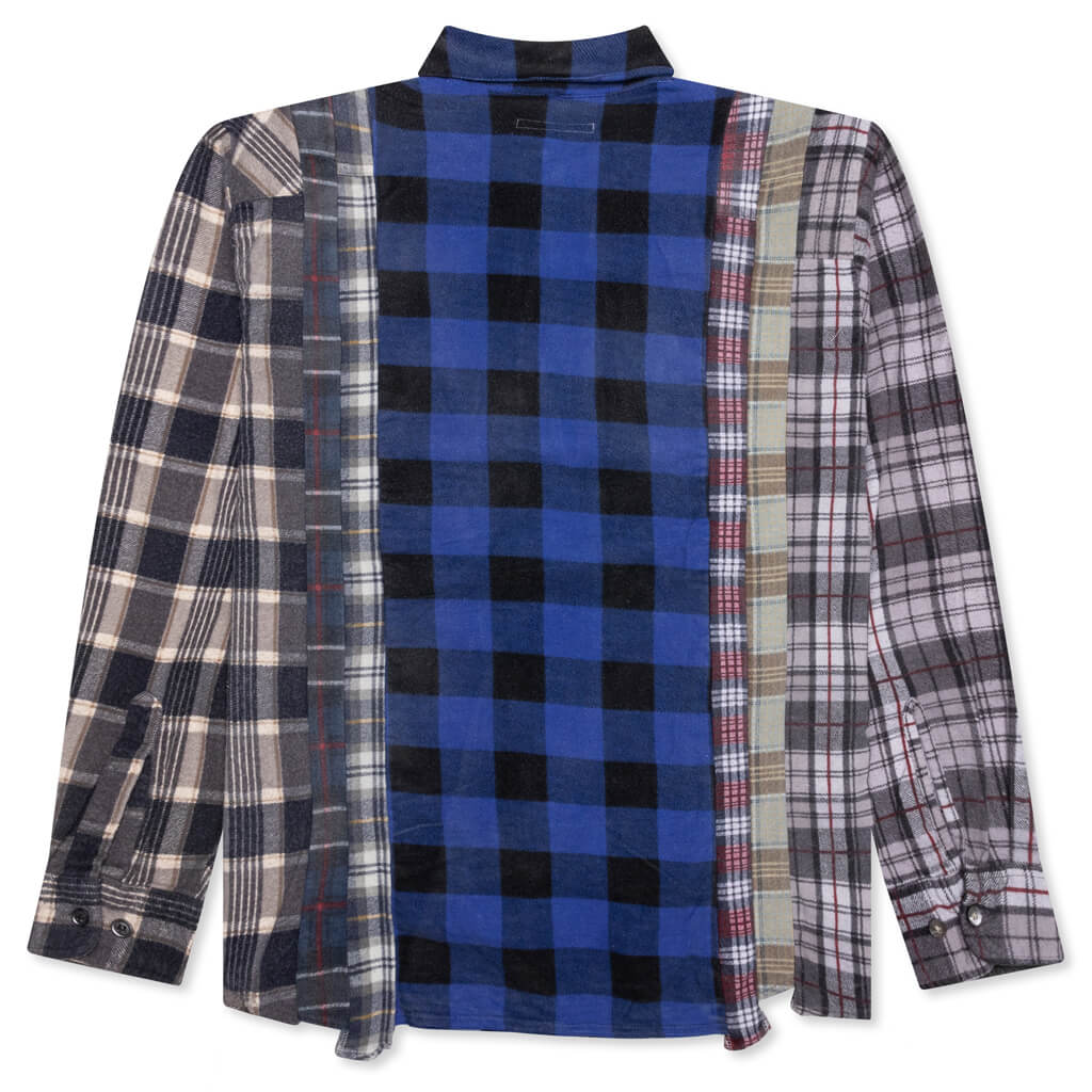 Flannel Shirt 7 Cuts Reflection Shirt - Assorted