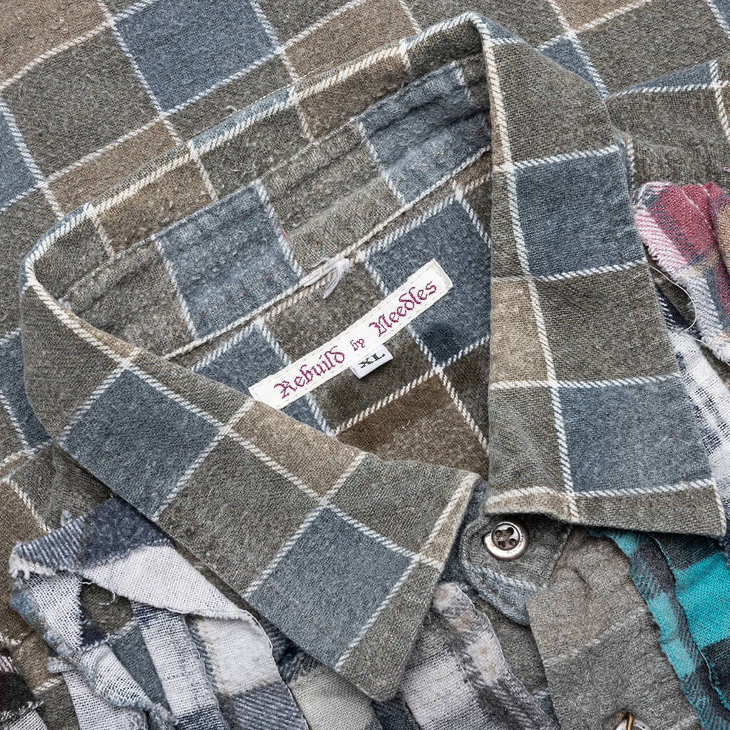 Flannel Shirt Ribbon Reflection Shirt - Assorted