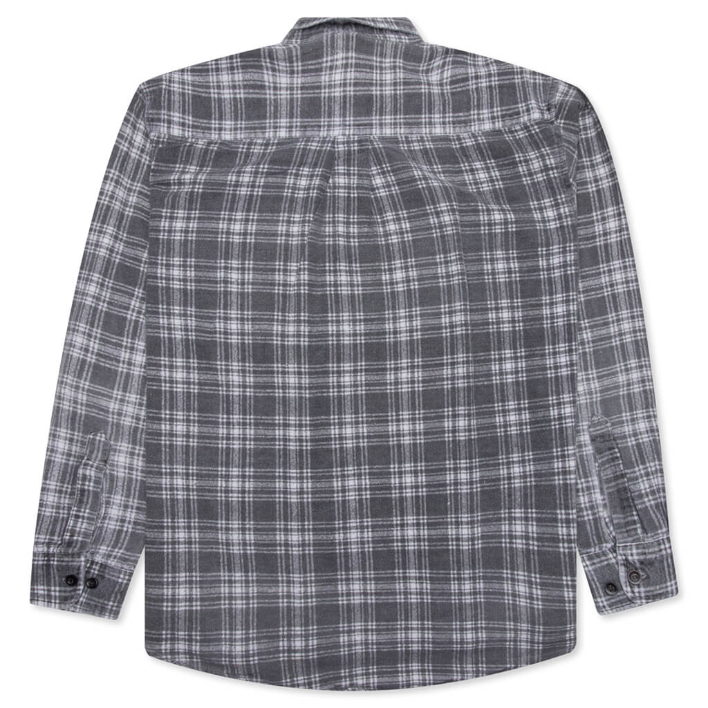 Flannel Shirt Ribbon Shirt - Assorted