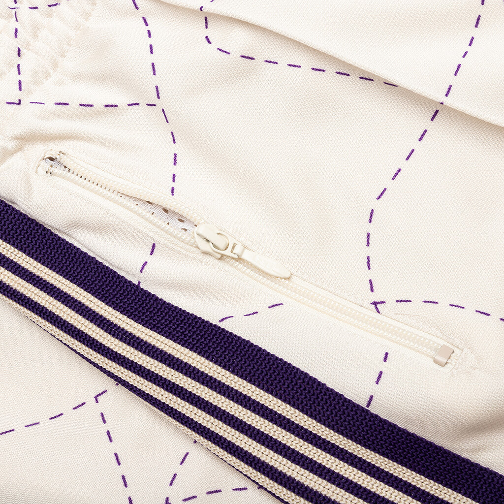 Needles x DC Shoes Track Pant Poly Smooth - Ivory
