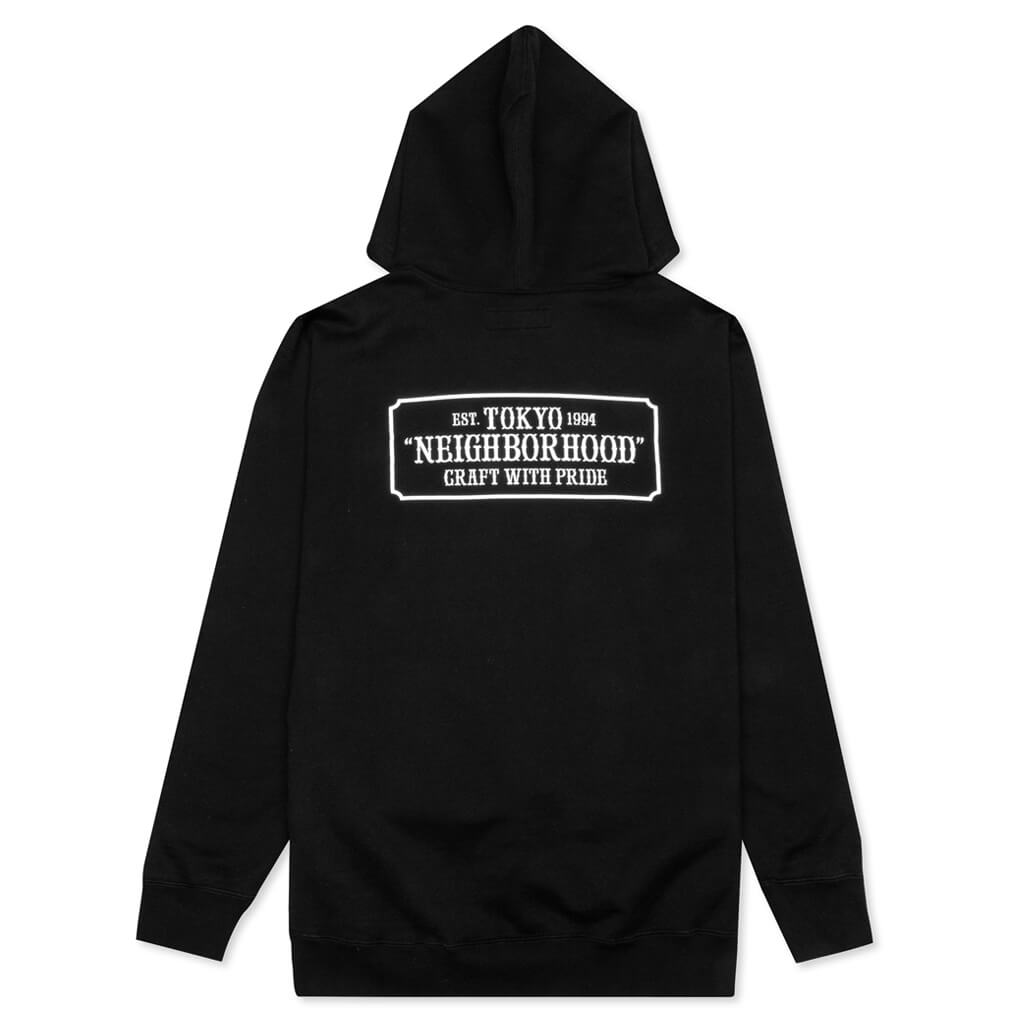 Classic-S C-Hooded Sweatshirt - Black