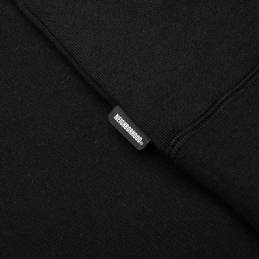 Classic-S C-Hooded Sweatshirt - Black