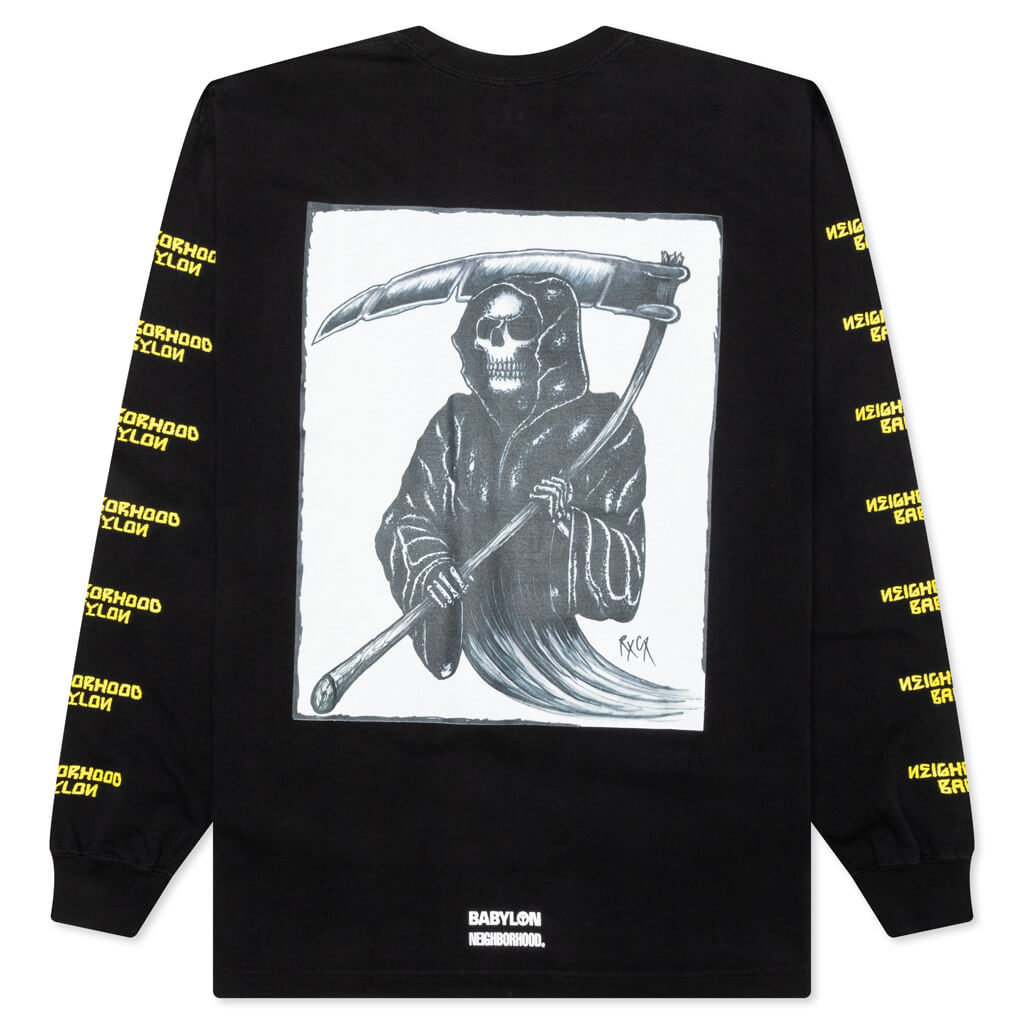 Neighborhood x Babylon Tee LS-2 - Black