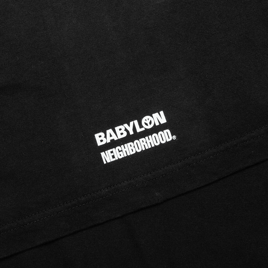 Neighborhood x Babylon Tee LS-2 - Black