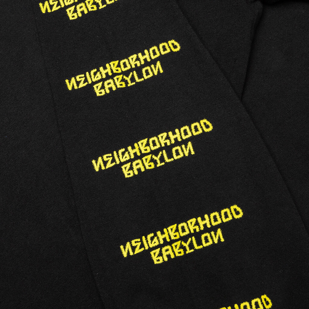 Neighborhood x Babylon Tee LS-2 - Black