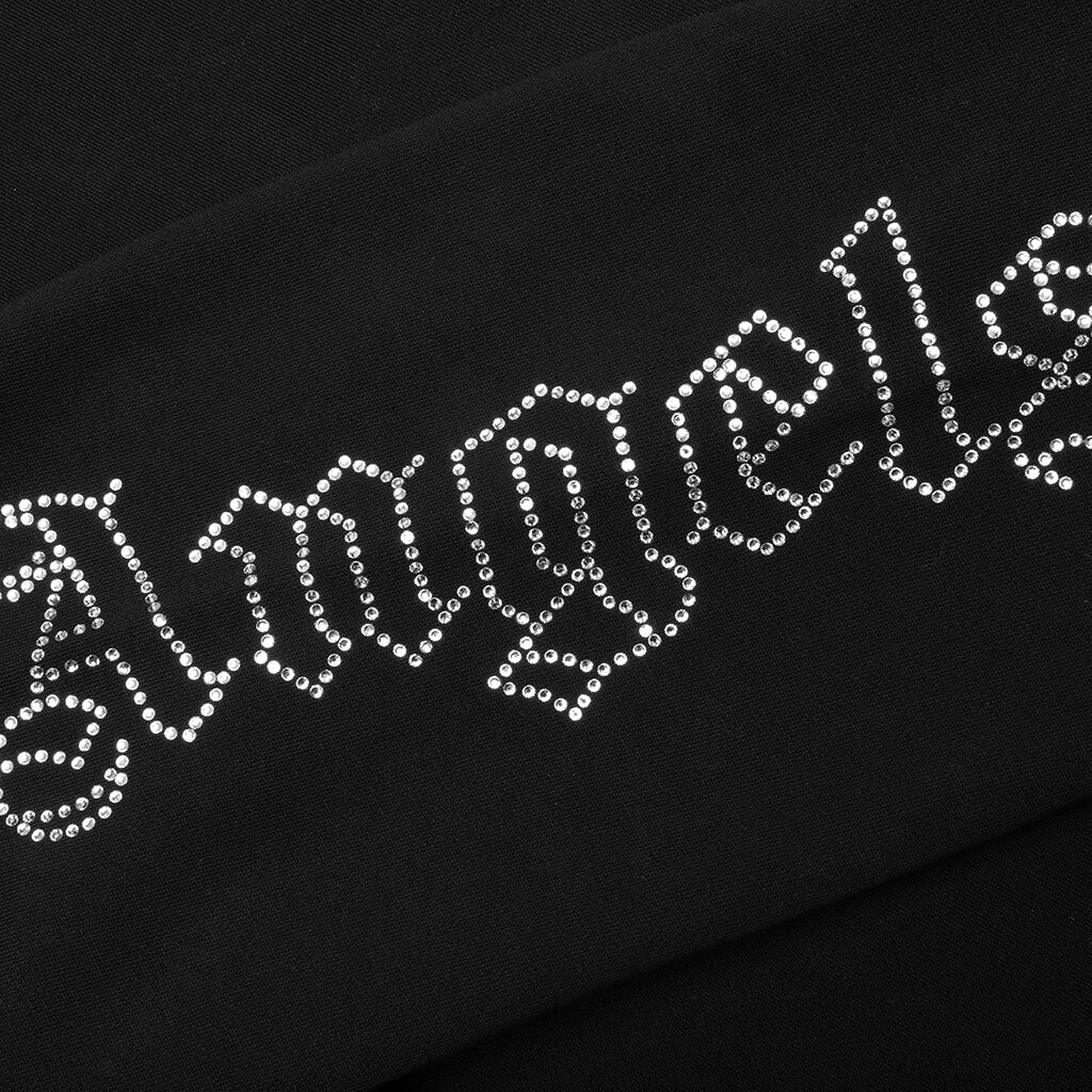 New Gothic Studded Crew - Black/Silver
