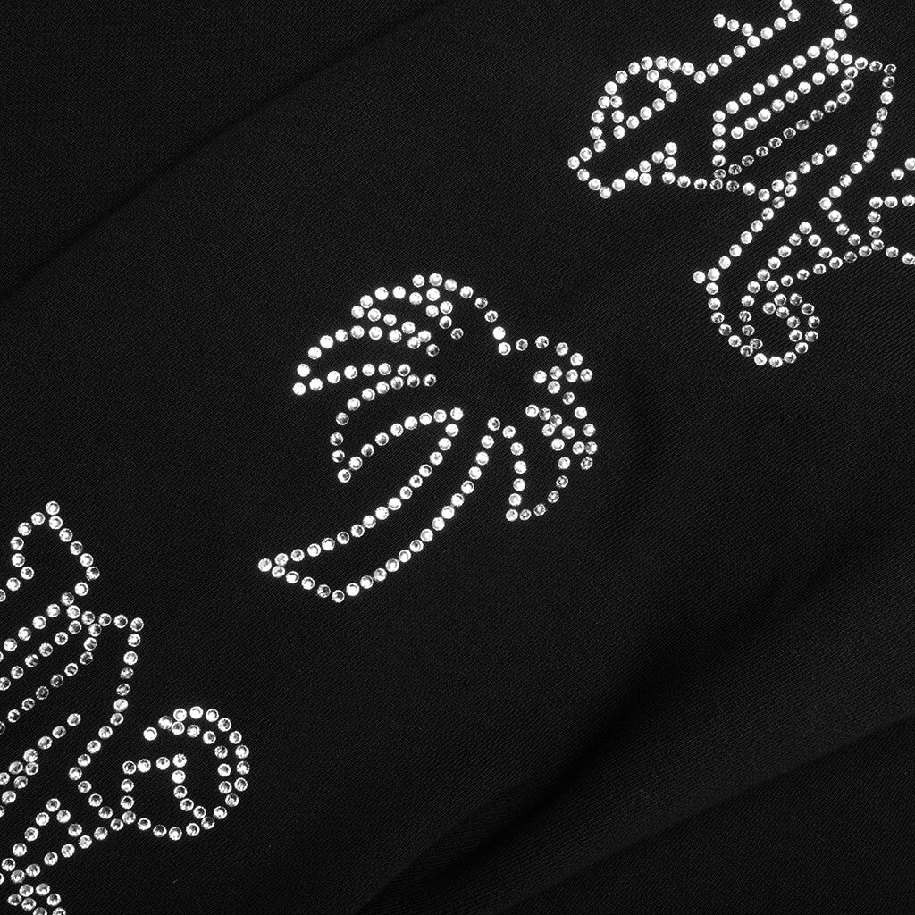 New Gothic Studded Crew - Black/Silver