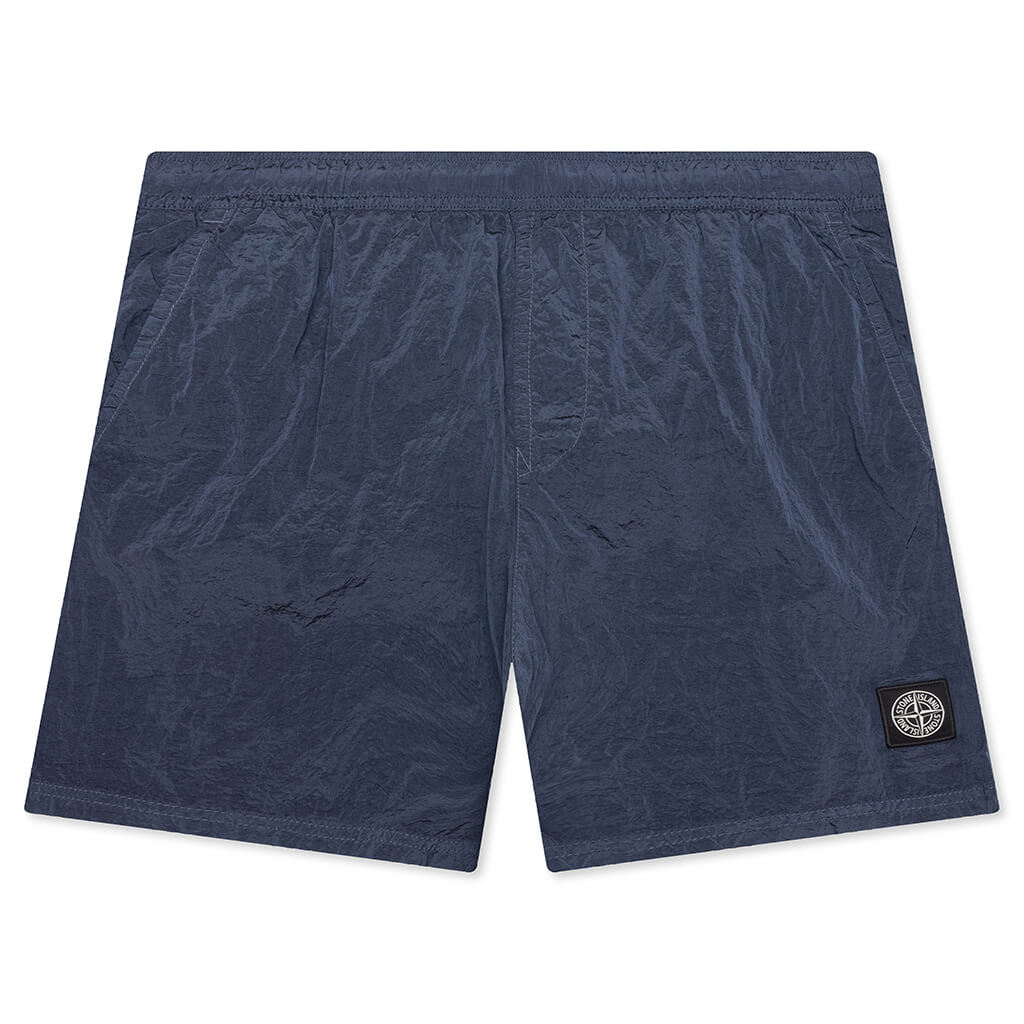 Nylon Metal Regular Fit Shorts - Dark Blue