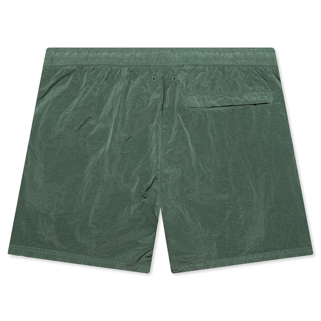 Nylon Metal Regular Fit Shorts - Light Green