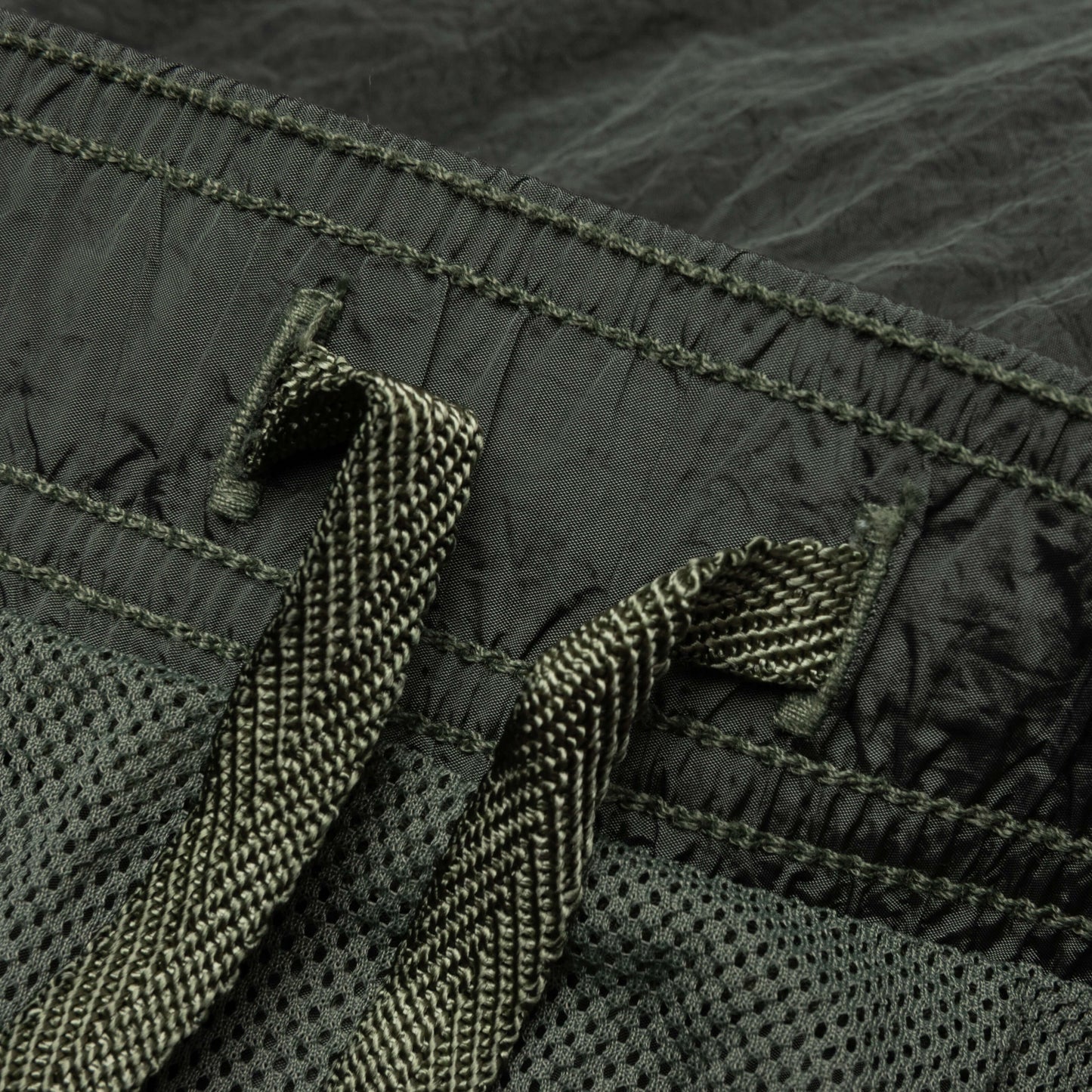 Nylon Metal Regular Fit Shorts - Musk