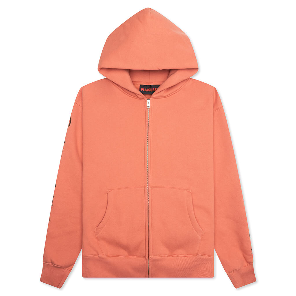 OE Zip Up Hoodie - Rust