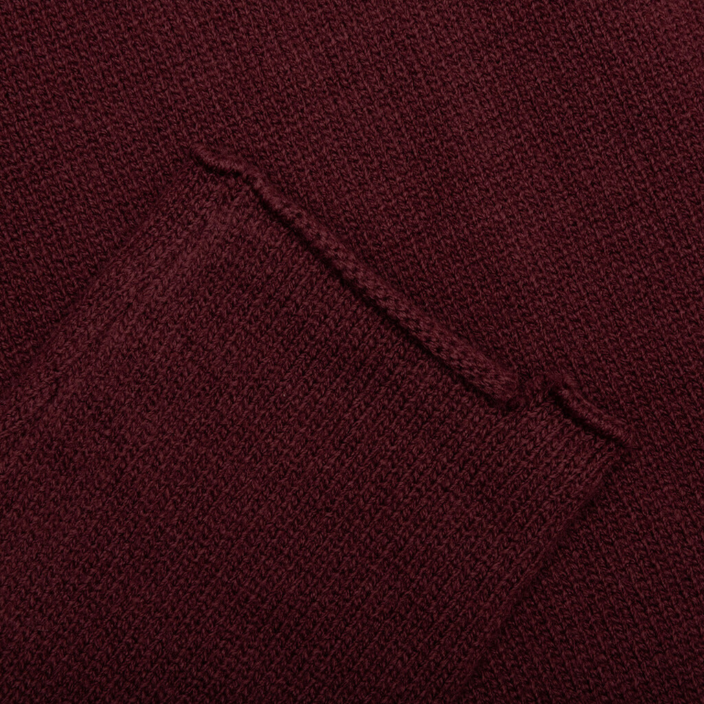 Diag Arrow Knit Crewneck - Barolo White