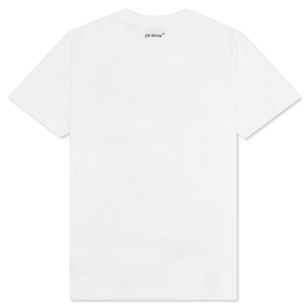 Mona Lisa Slim S/S Tee - White/Blue