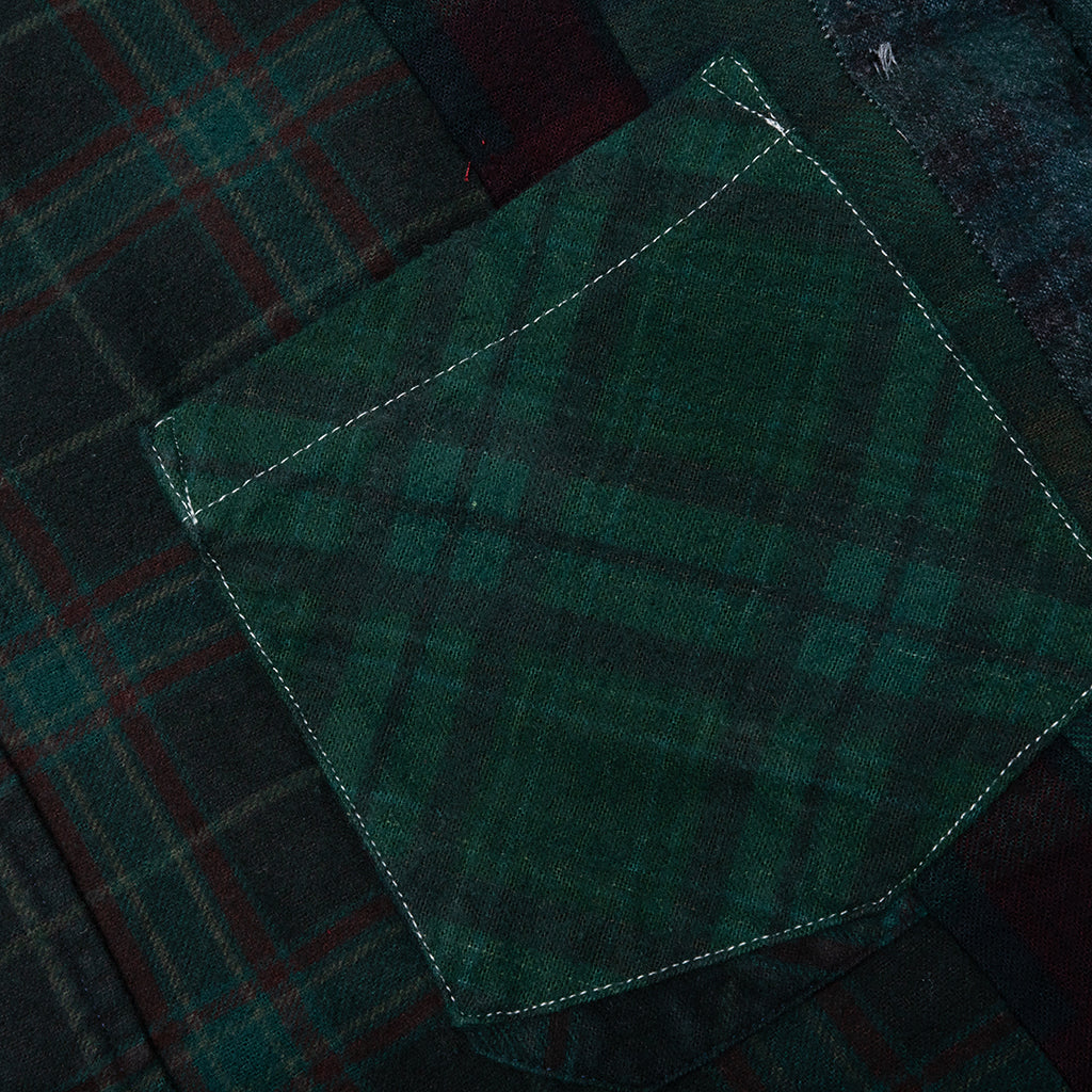 Over Dye 7 Cuts Shirt - Green