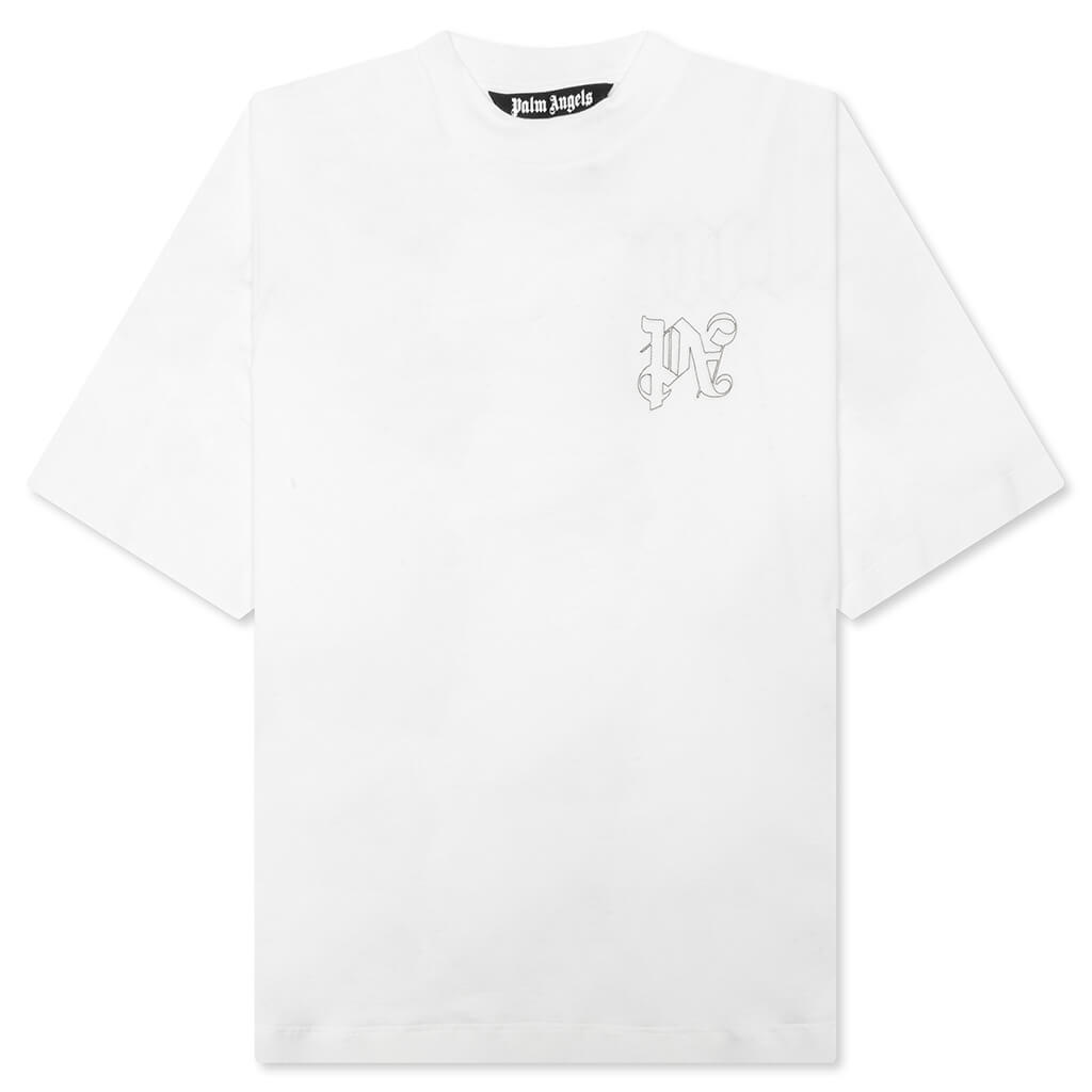 PA Monogram Over Tee - Off-White