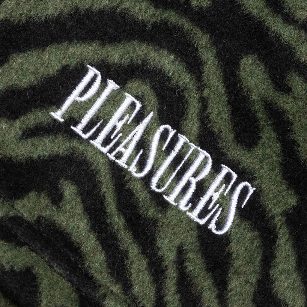 Breaker Fuzzy Stripe Shorts - Green