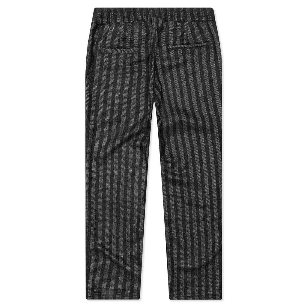 Control Striped Easy Pant - Black