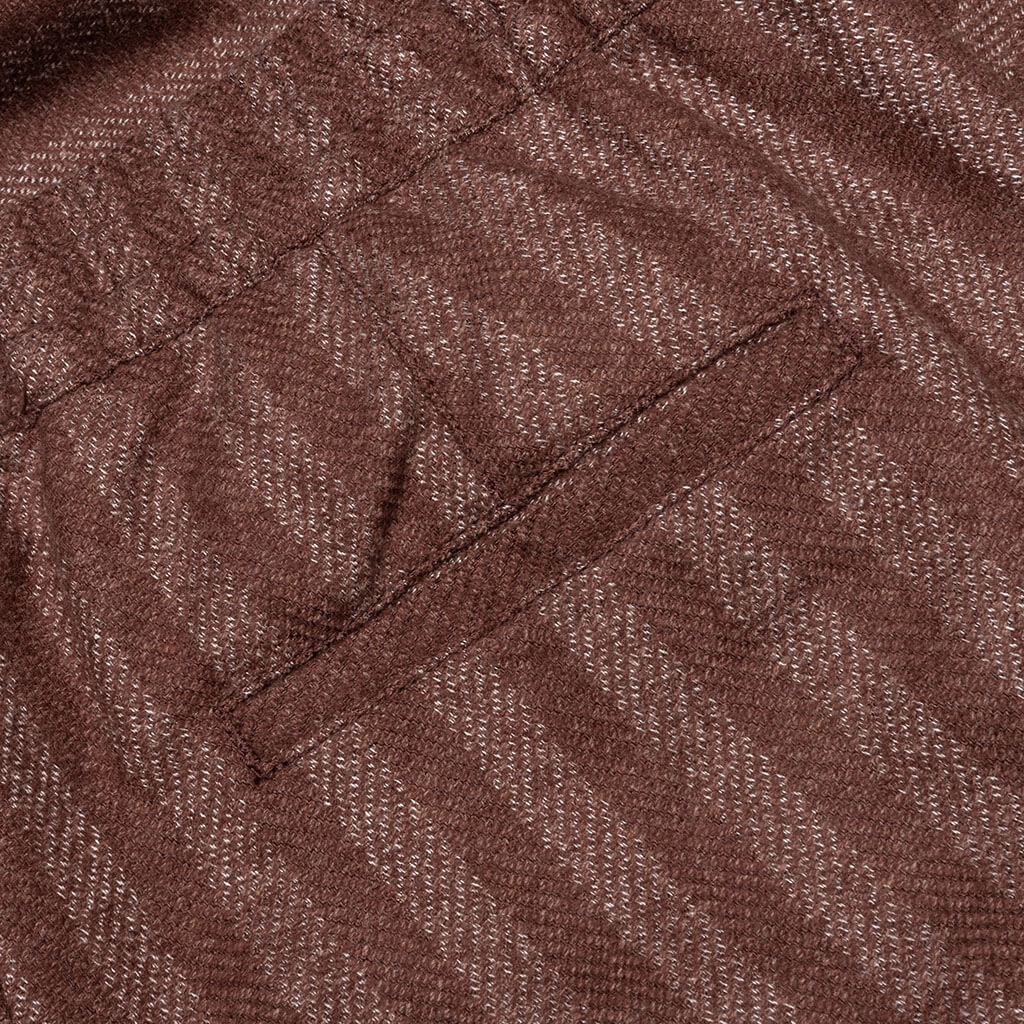 Control Striped Easy Pant - Brick