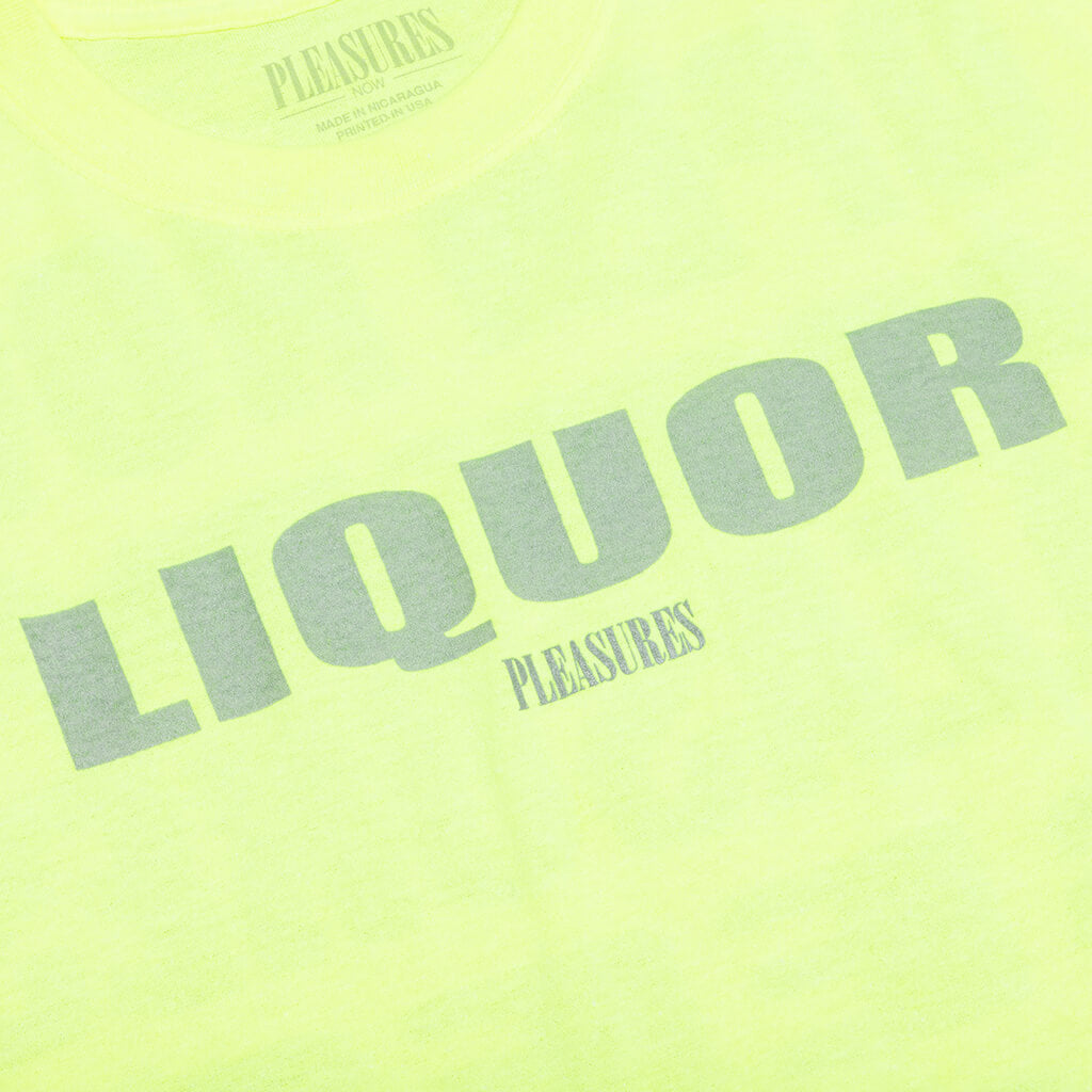 Liquor T-Shirt - Safety Green