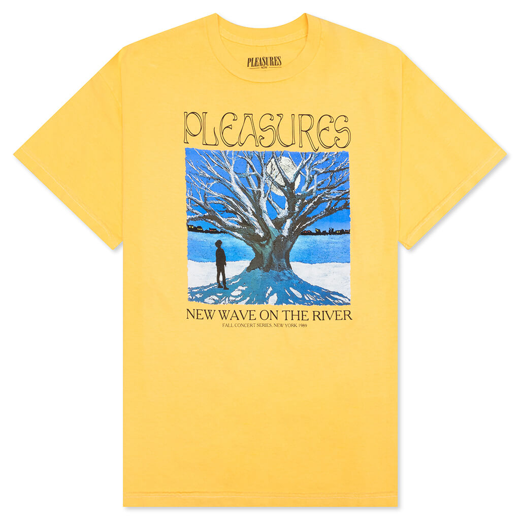 River Pigment Dye T-Shirt - Squash