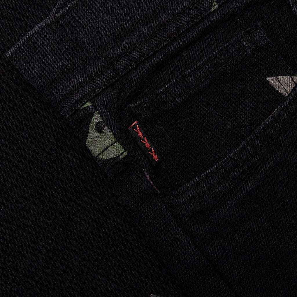PLEASURES x Playboy Scatter Denim - Black