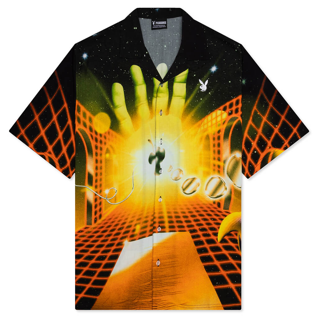 PLEASURES x Playboy Solar Button Down - Orange