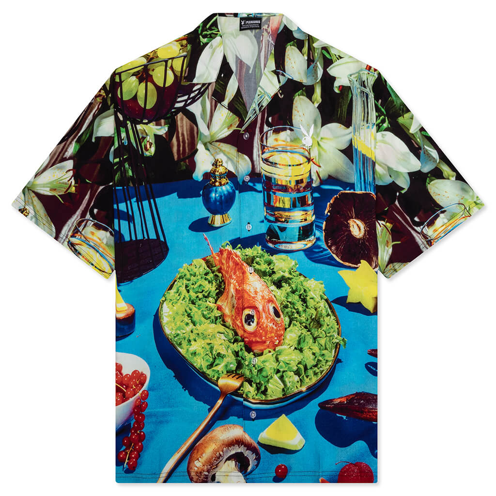 PLEASURES x Playboy Taste Button Down - Blue