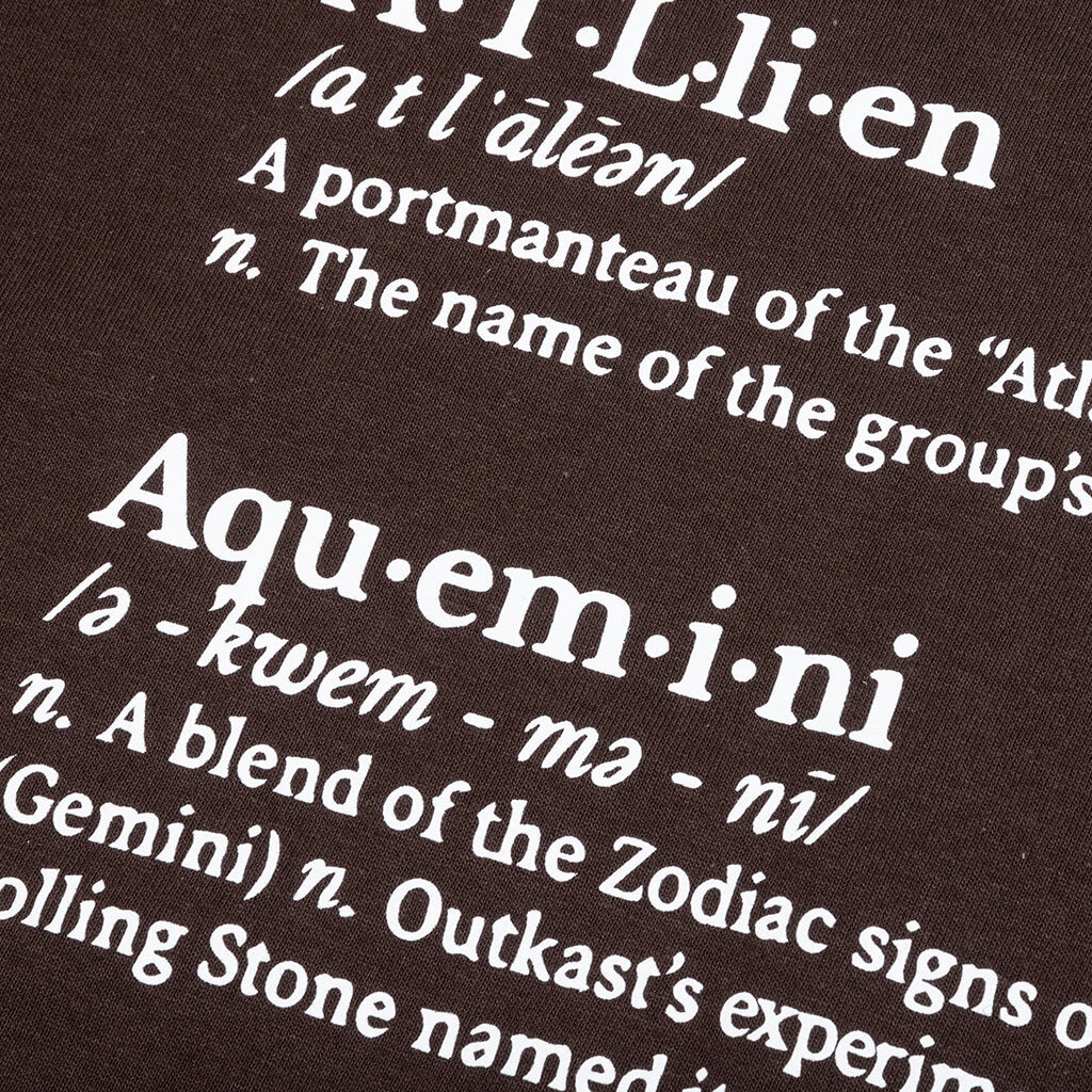 Vocabulary T-Shirt - Brown