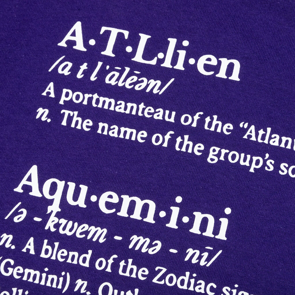 Vocabulary T-Shirt - Purple