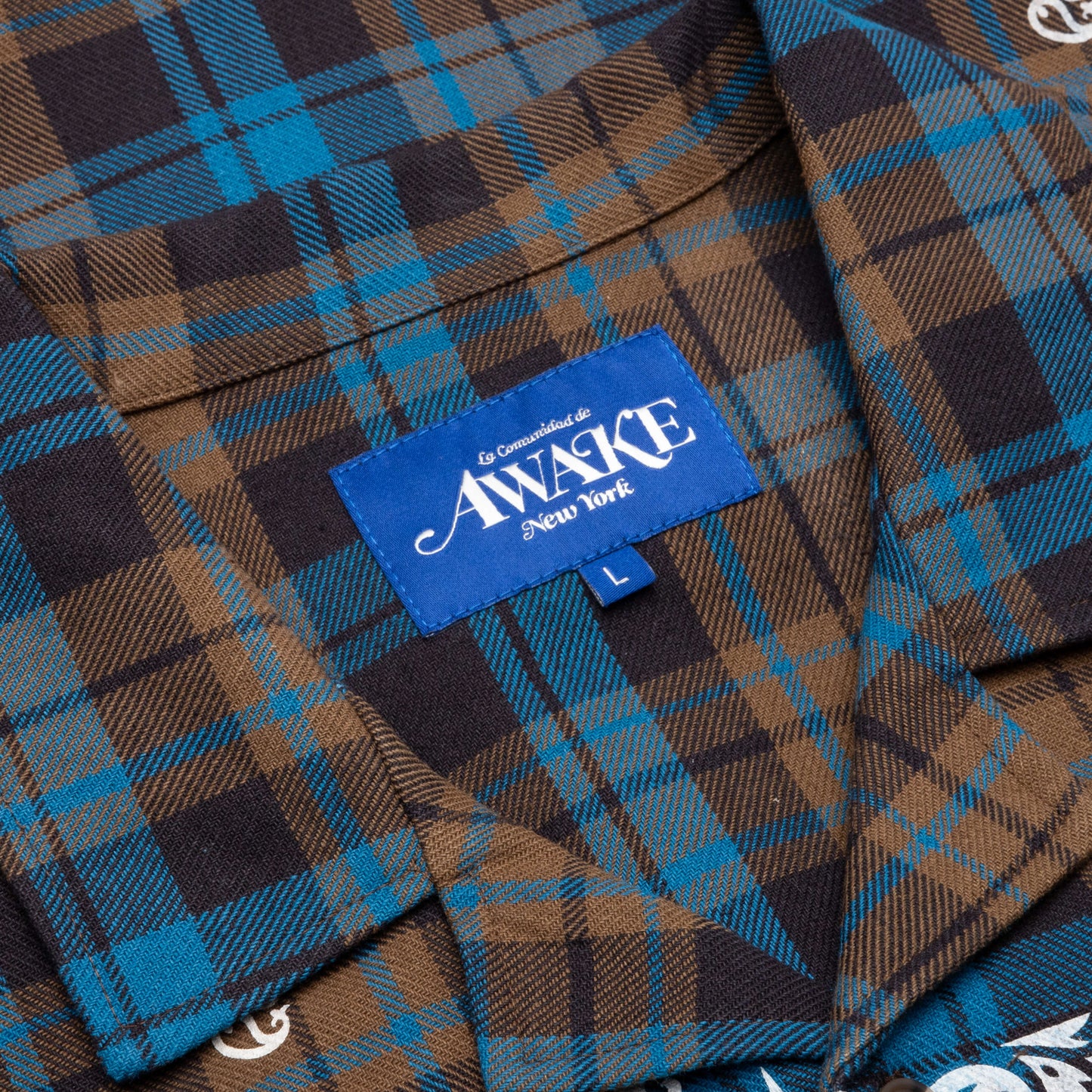 Paisley Printed Flannel Shirt - Brown Multi