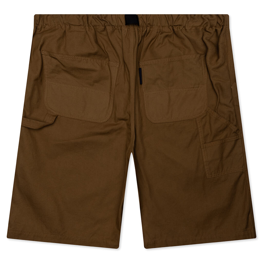 Elasticated Waist Utility Shorts - Beige