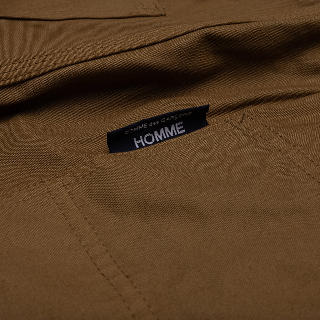 Elasticated Waist Utility Shorts - Beige
