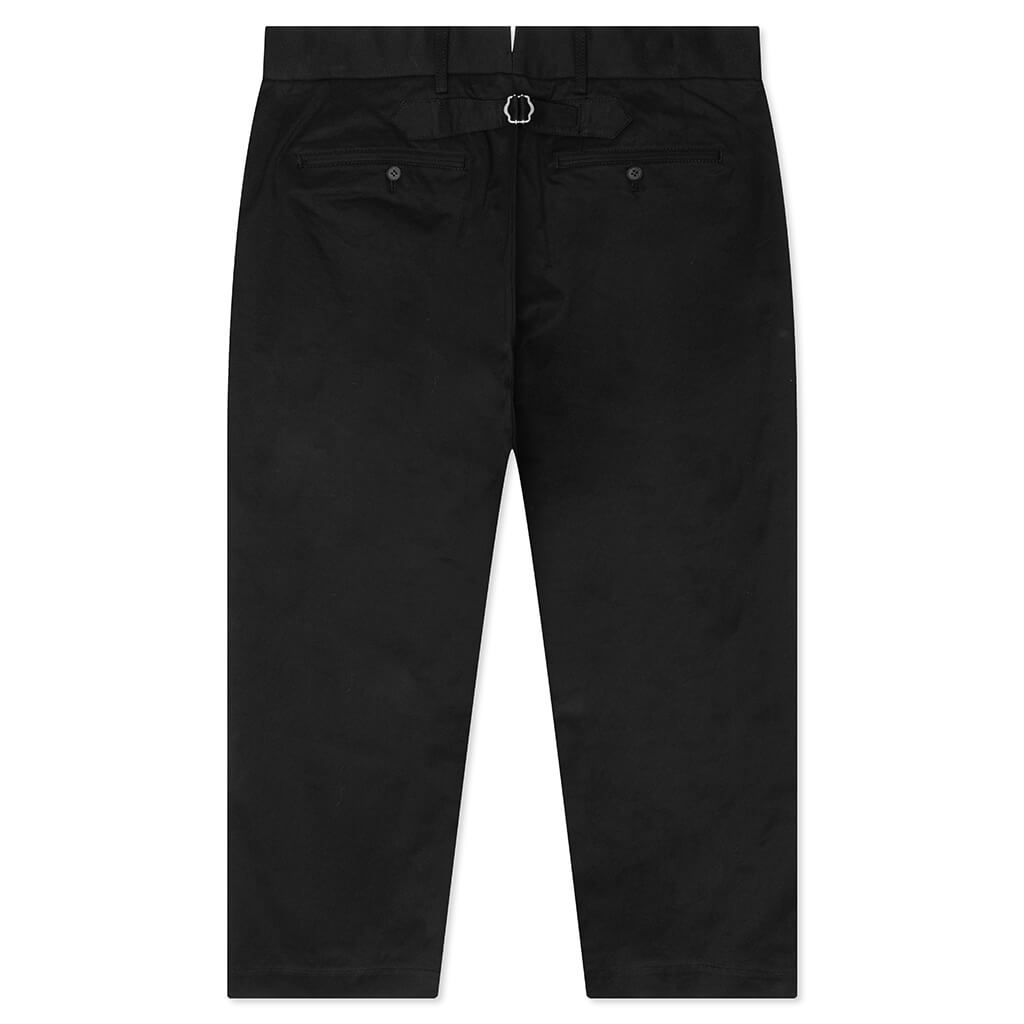 Cotton Chino Pants - Black